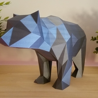 Low-Poly Bear - Thumbnail 2