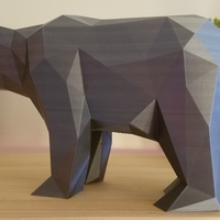Low-Poly Bear - Thumbnail 3