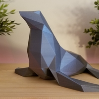 Low-Poly Seal - Thumbnail 2