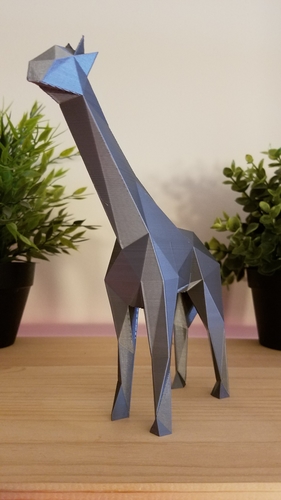 Low-Poly Giraffe 3D Print 166818