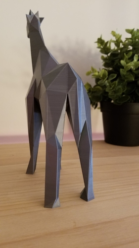 Low-Poly Giraffe 3D Print 166820