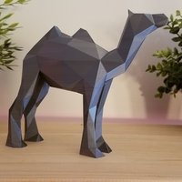 Low-Poly Camel - Thumbnail 4