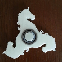 Small Horse Fidget Spinner 3D Printing 166828