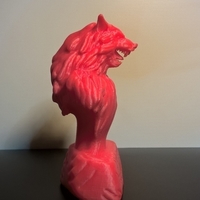 Werewolf bust - Thumbnail 3