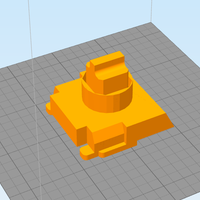 Small GoPro Vivitar Tripod Mount Plate 3D Printing 166837