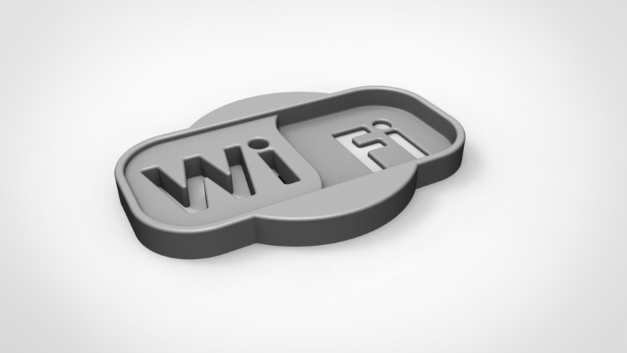 Wifi Logo 3D Print 166851