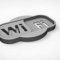 Small Wifi Logo 3D Printing 166851