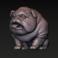 Dog. English bulldog stylized. - Thumbnail 5