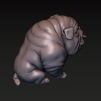 Dog. English bulldog stylized. - Thumbnail 8