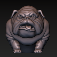 Dog. English bulldog stylized. - Thumbnail 11