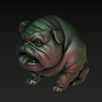 Dog. English bulldog stylized. - Thumbnail 17
