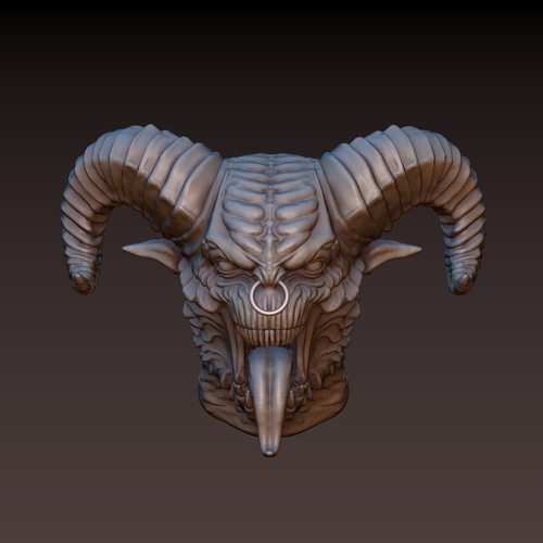 Demon head 3D Print 167053