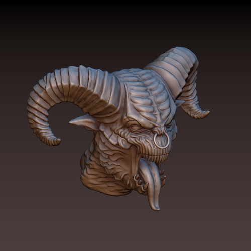 Demon head 3D Print 167057