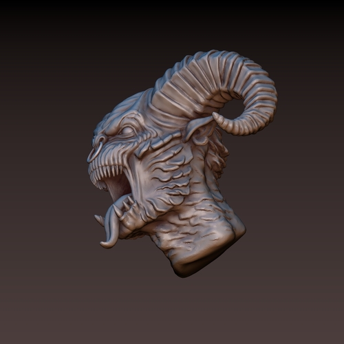 Demon head 3D Print 167058
