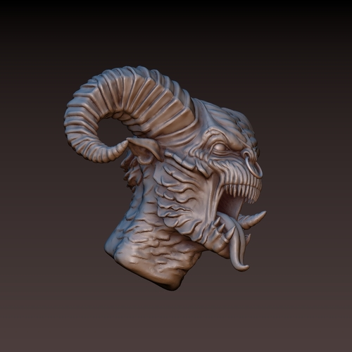 Demon head 3D Print 167060