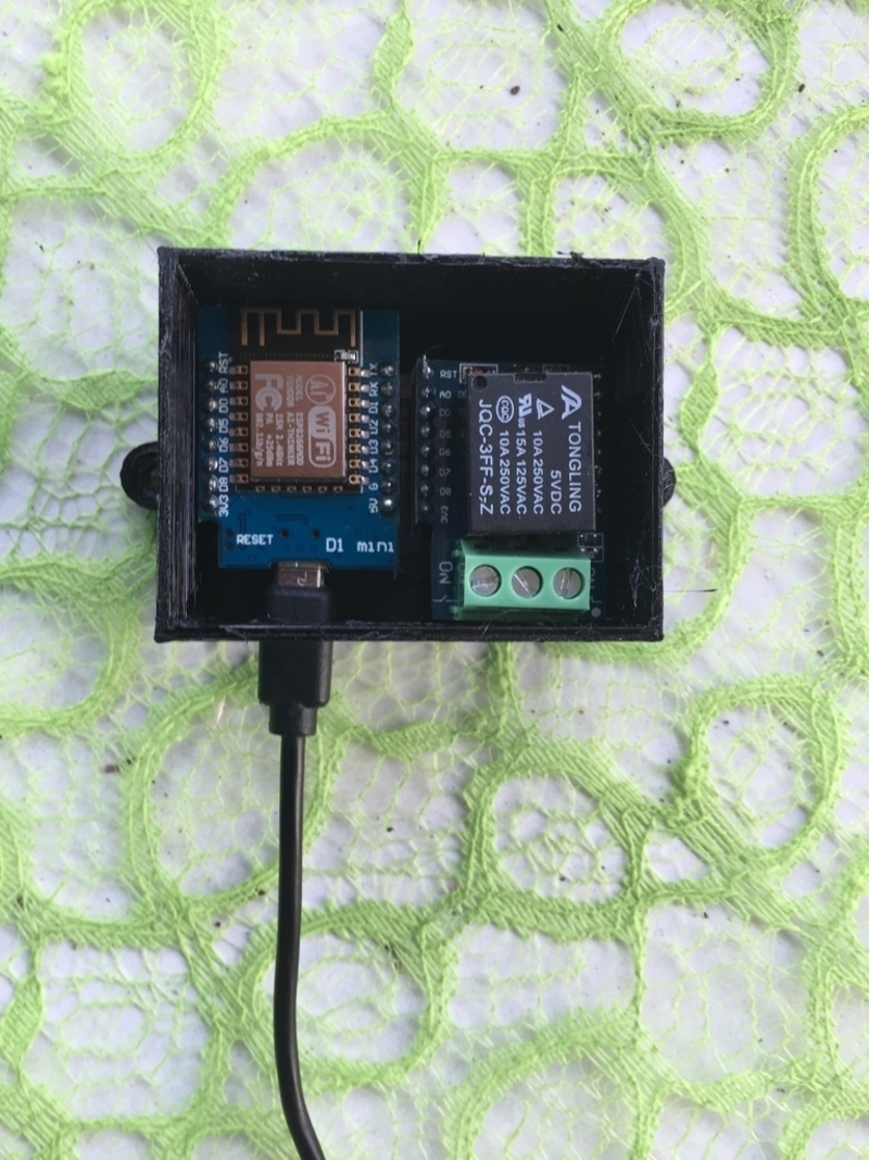 Enclosure: WeMos D1 Mini + Wemos Relay in Dual Case