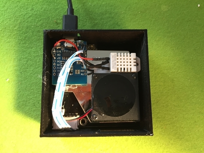 SDS011 - Dust - Sensor  Enclosure 3D Print 167096