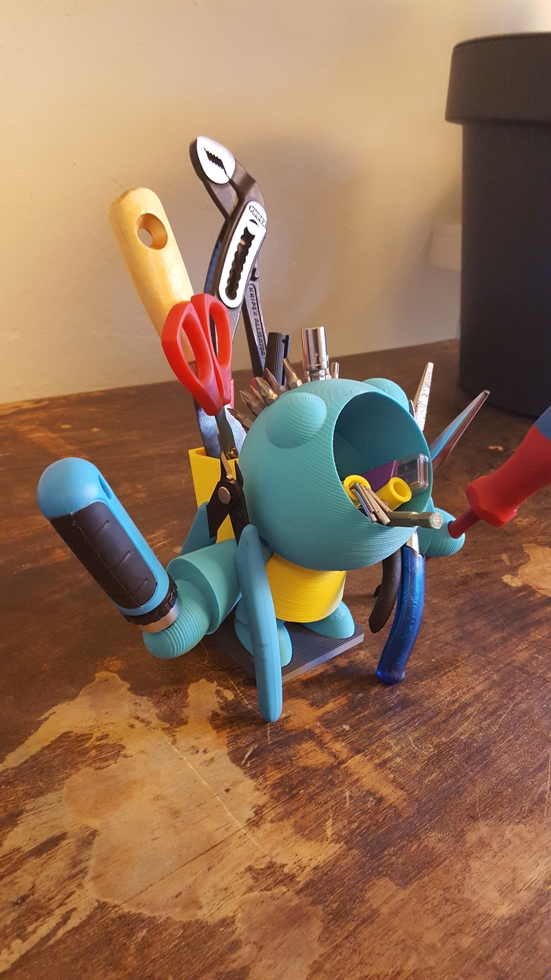 Tool stand man