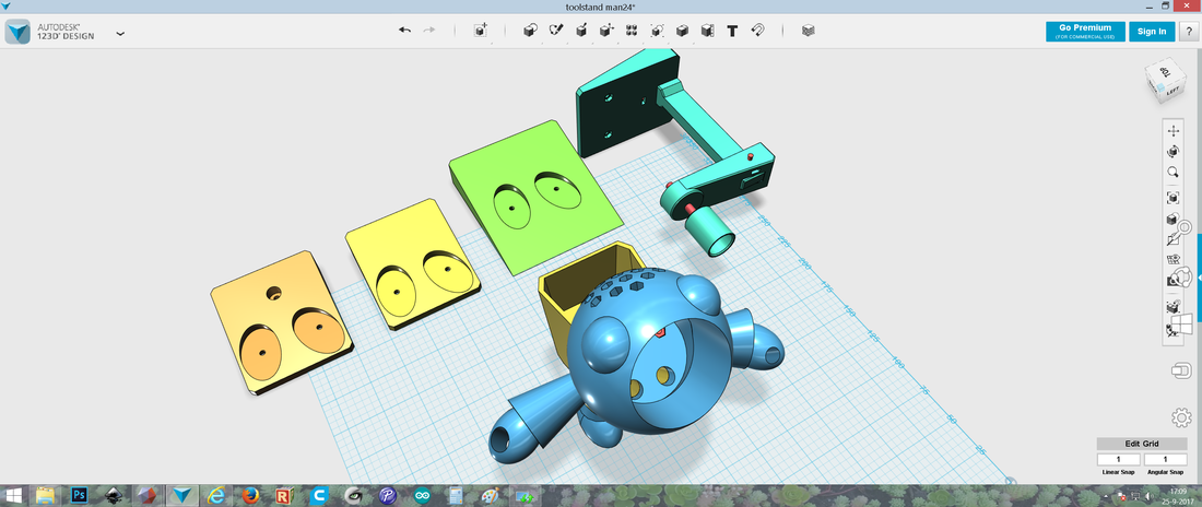 Tool stand man 3D Print 167242