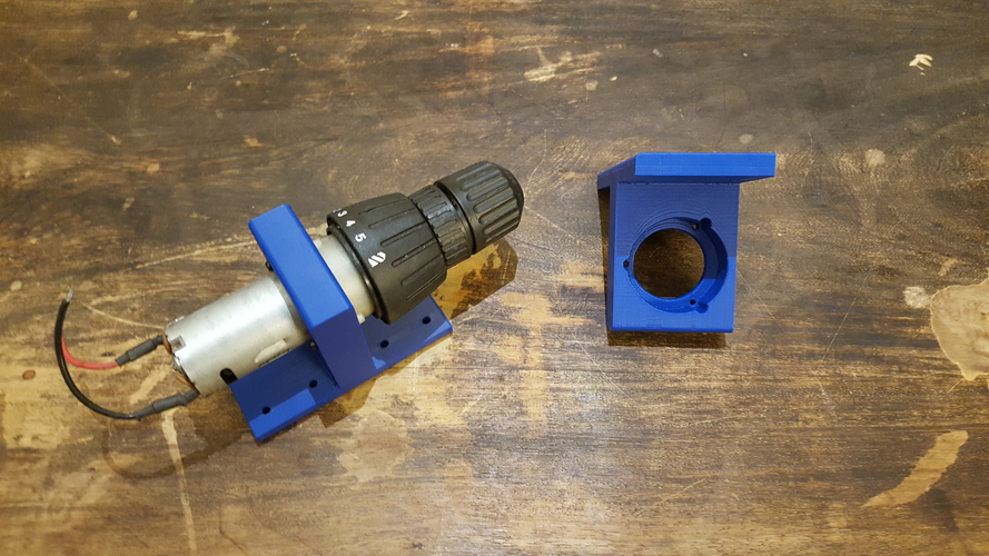 Cordless drill motor mechanism bracket 3D Print 167267