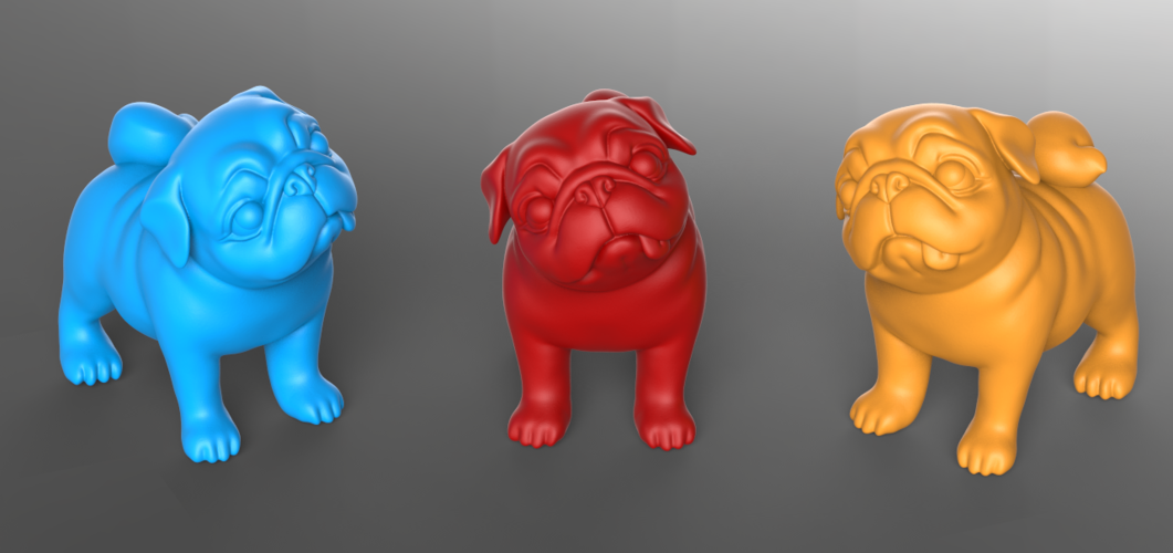 Question Pug 3D print model 3D Print 167284