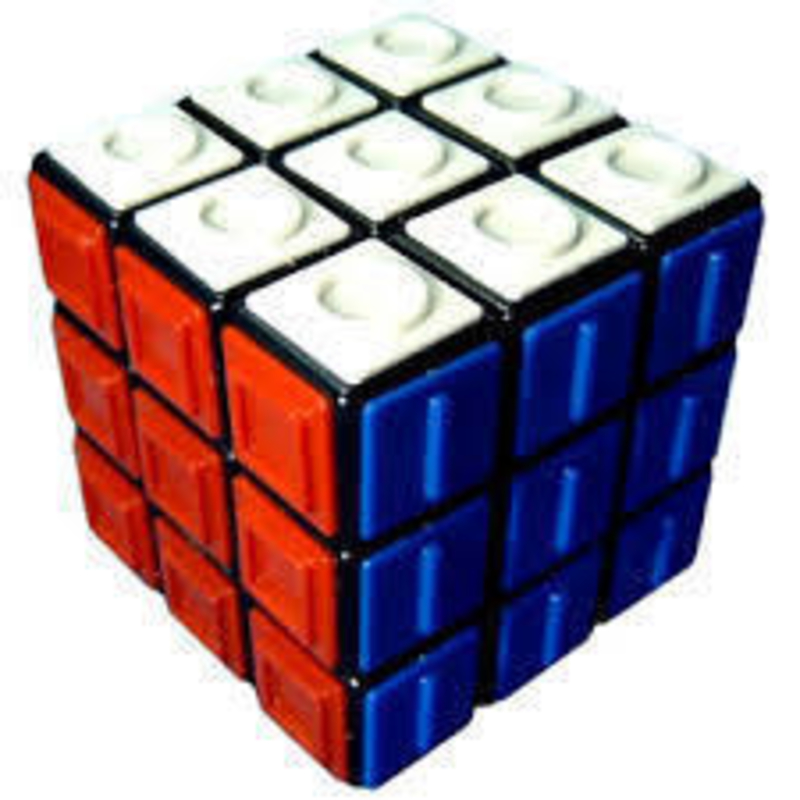 rubiks cube stickers with shapes