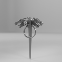 Daenerys Targaryen Three-headed Dragon Pin - Thumbnail 5