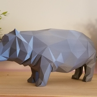 Low-Poly Hippo - Thumbnail 2