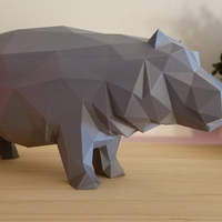Low-Poly Hippo - Thumbnail 3