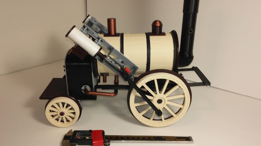 1820 Stephenson Steam Locomotive The Rocket 3D Print 167886