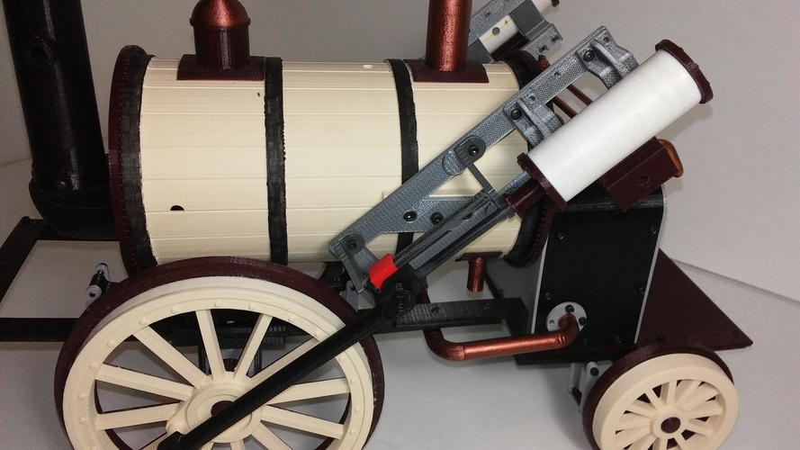 1820 Stephenson Steam Locomotive The Rocket 3D Print 167887