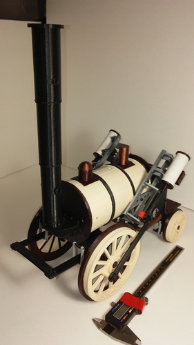 1820 Stephenson Steam Locomotive The Rocket 3D Print 167888