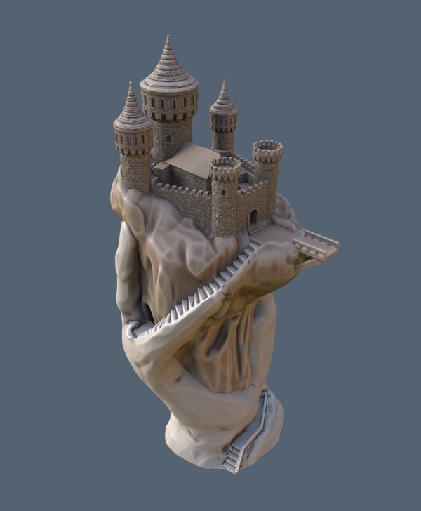 Medium Abode of the Hand 3D Printing 167921