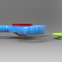 The Penny Fidget Top Spinner with Arena-Dock - Thumbnail 5