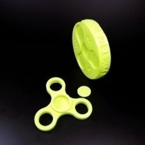 The Penny Fidget Top Spinner with Arena-Dock 3D Print 167963