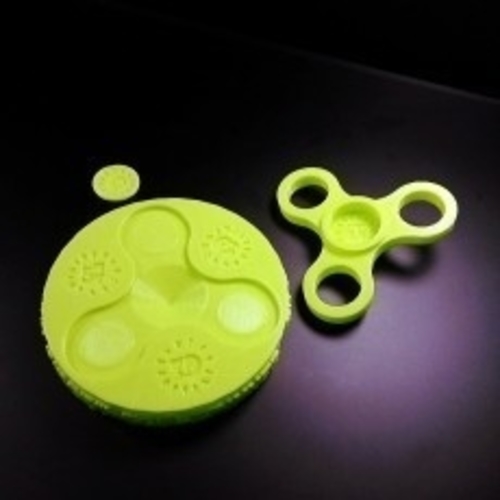 The Penny Fidget Top Spinner with Arena-Dock 3D Print 167965