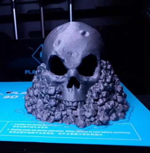 Skull on Rocks 3D Print 168157