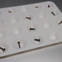 Small Laptop or mobile phone repair screw sorting tray 3D Printing 168241