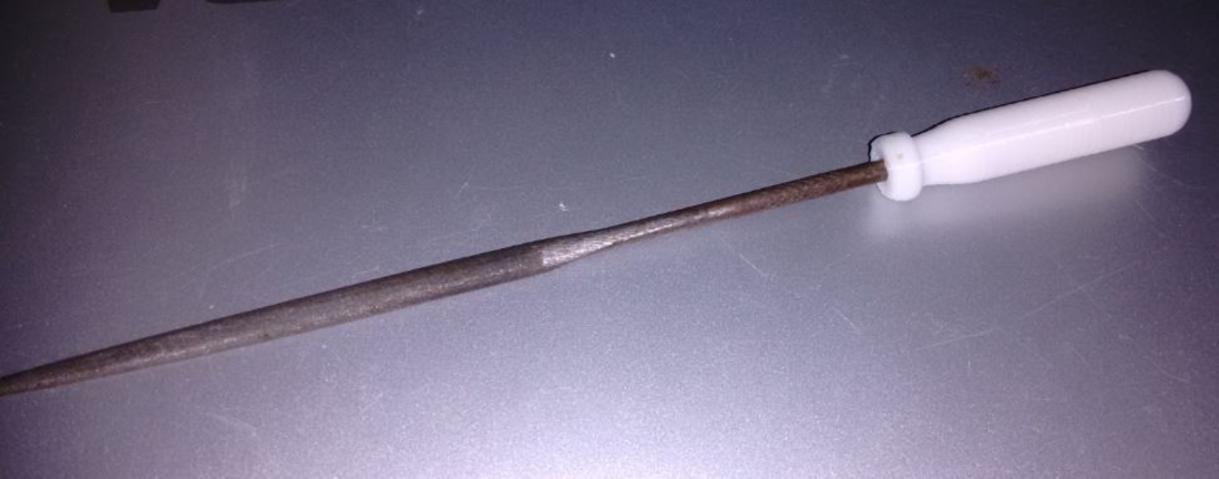 Small needle file handle 3.5mm hole
