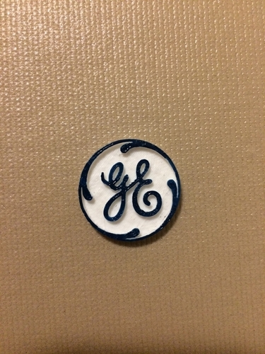 GE Logo (General Electric) 3D Print 168397