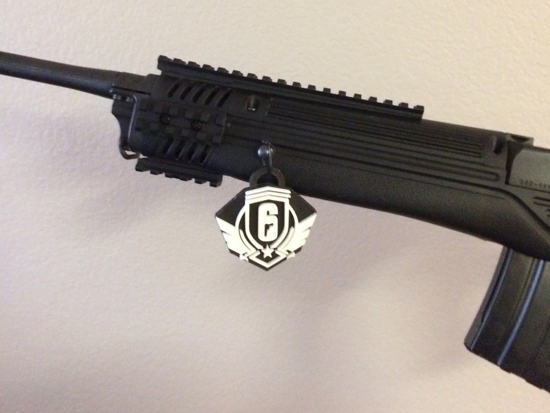 Diamond Rank Charm - R6 Siege - Pinshape