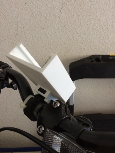 Handlebar Mount - iPhone 5 w/ Otterbox Case 3D Print 168414