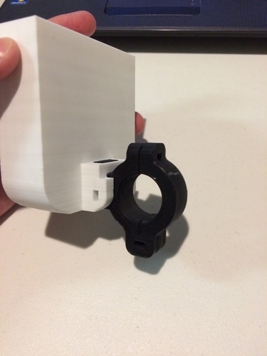 Handlebar Mount - iPhone 5 w/ Otterbox Case 3D Print 168416