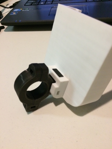 Handlebar Mount - iPhone 5 w/ Otterbox Case 3D Print 168417