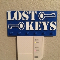 Small Lost Keys - Key Rack 3D Printing 168419