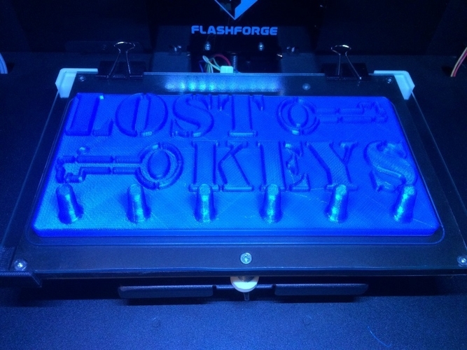 Lost Keys - Key Rack 3D Print 168422