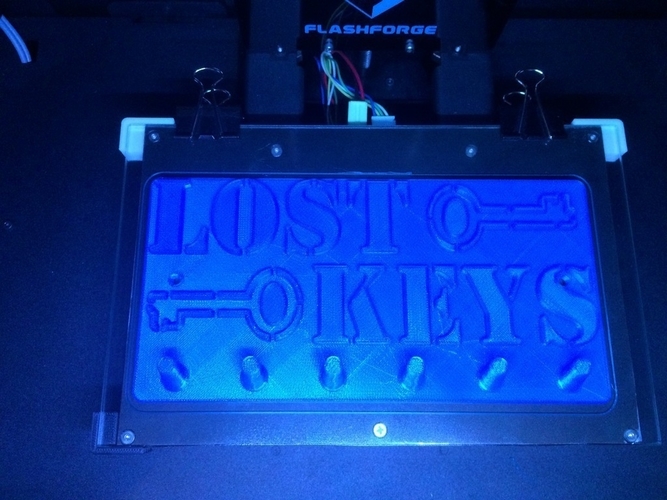 Lost Keys - Key Rack 3D Print 168423