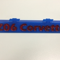 Z06 Corvette Badge for Monitor - Thumbnail 2