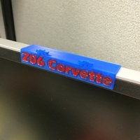 Z06 Corvette Badge for Monitor - Thumbnail 3