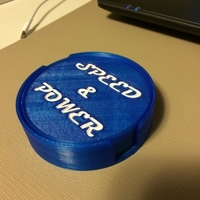 Small Speed & Power - Coaster & Caddy 3D Printing 168432